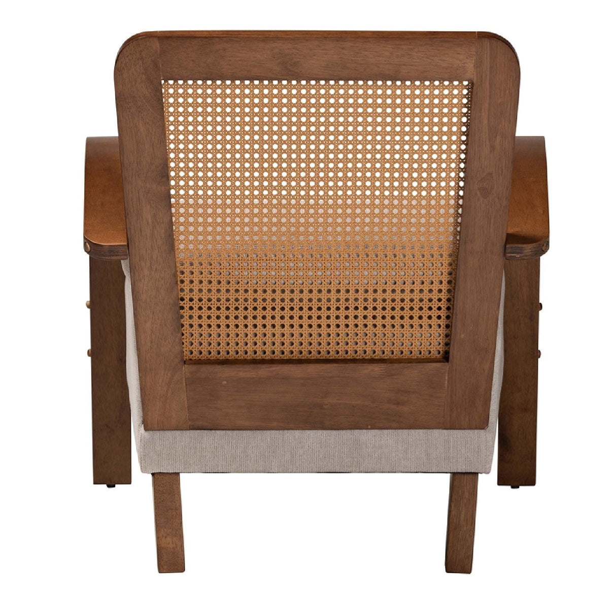 Modern European furniture - Gray Padded Japandi Lounge Chair - www.oroa.com