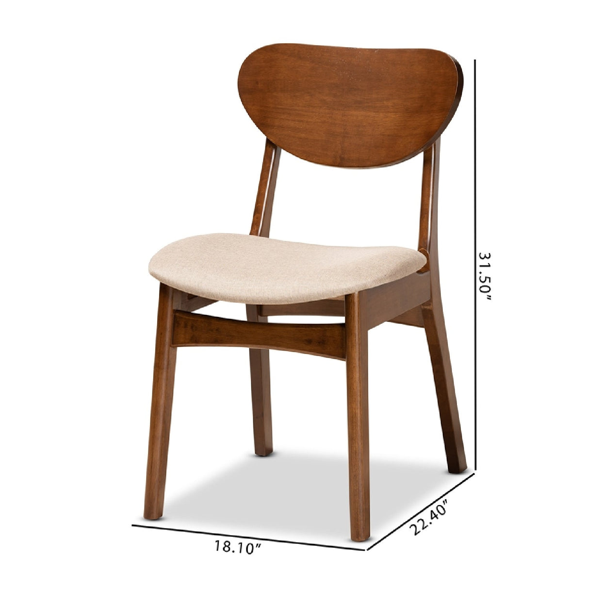 Modern European furniture - Padded Seat Wooden Dining Chairs 2 - www.oroa.com
