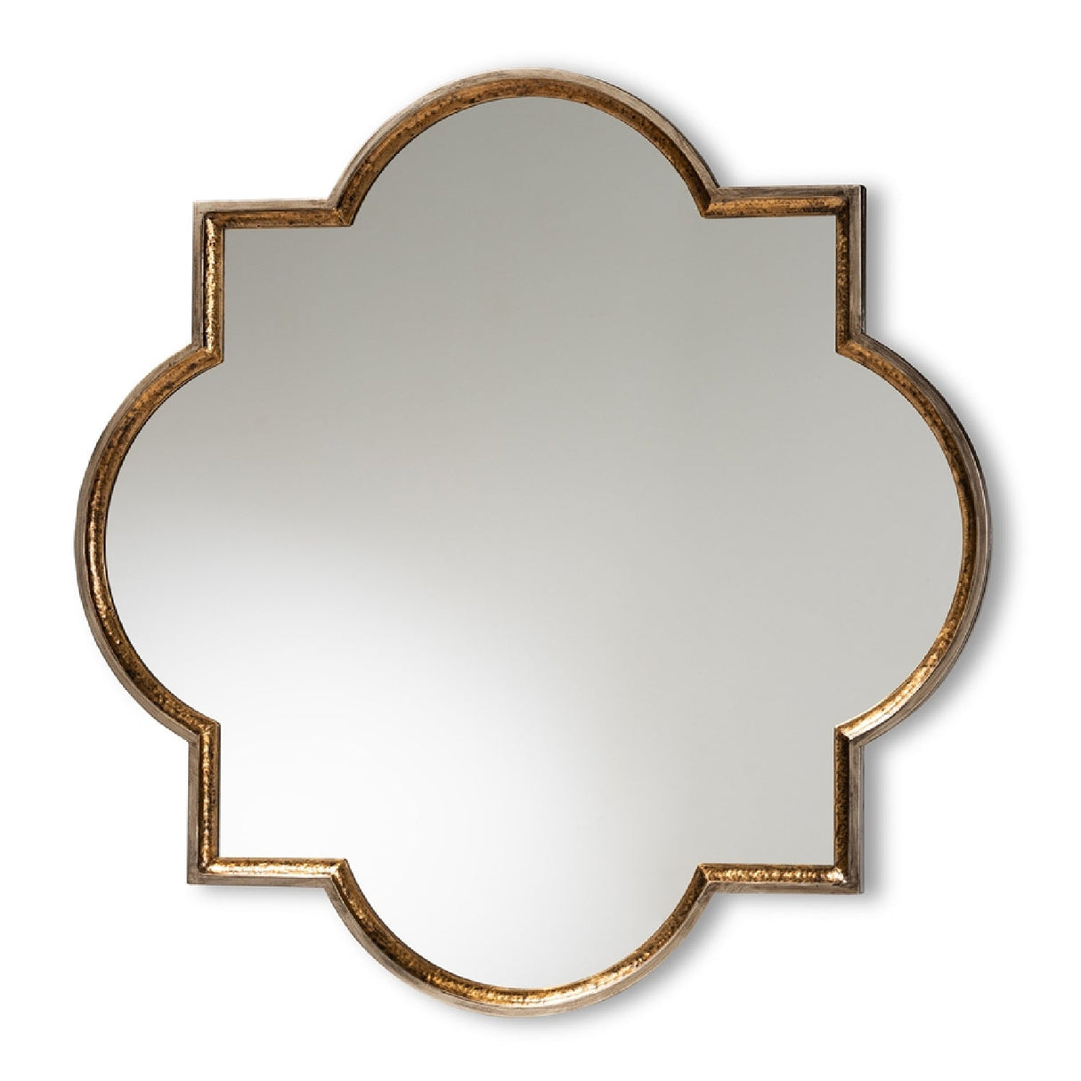 Modern European furniture - Bronze Quatrefoil Accent Wall Mirror - www.oroa.com