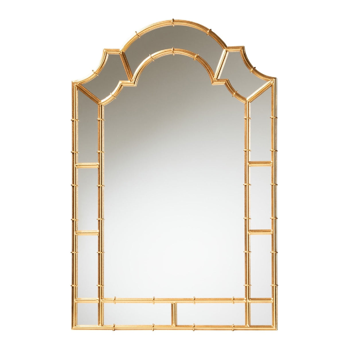 Contract furniture - Antique Goldleaf Accent Wall Mirror - www.oroatrade.com