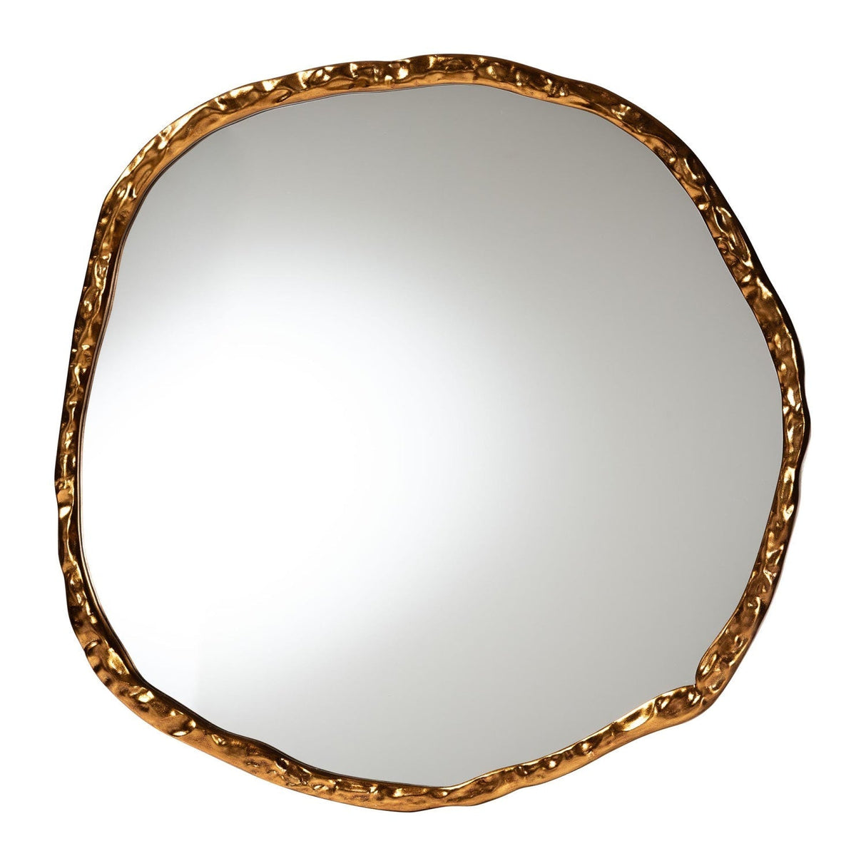 Modern European furniture - Antique Gold Freeform Accent Mirror - www.oroa.com