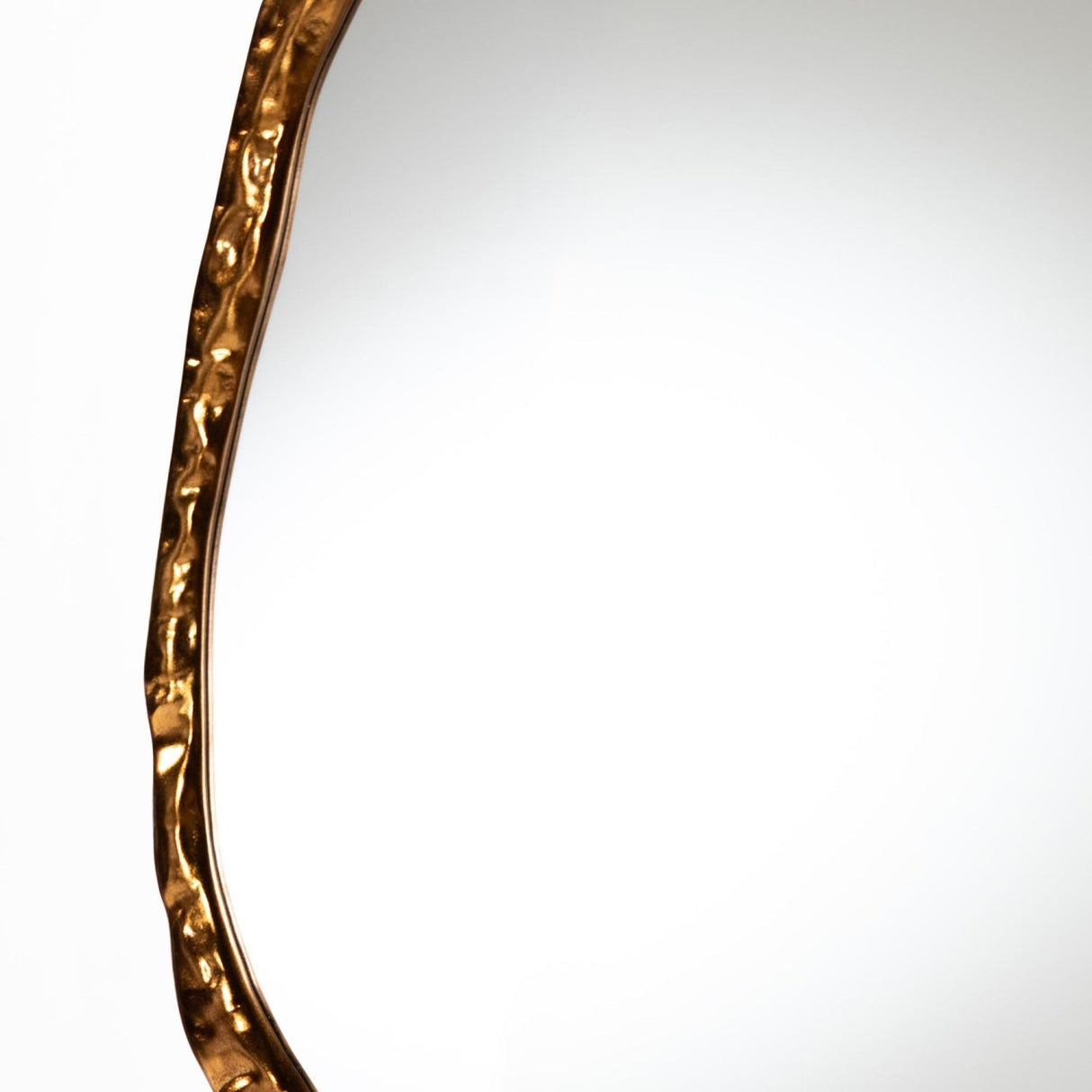 Modern European furniture - Antique Gold Freeform Accent Mirror - www.oroa.com