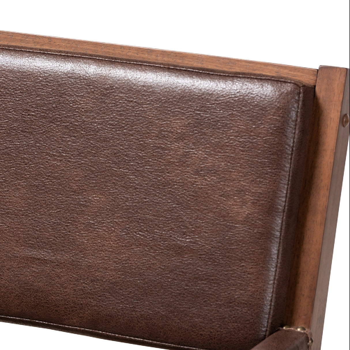 Modern European furniture - Brown Leather Inspired Lounge Chair - www.oroa.com