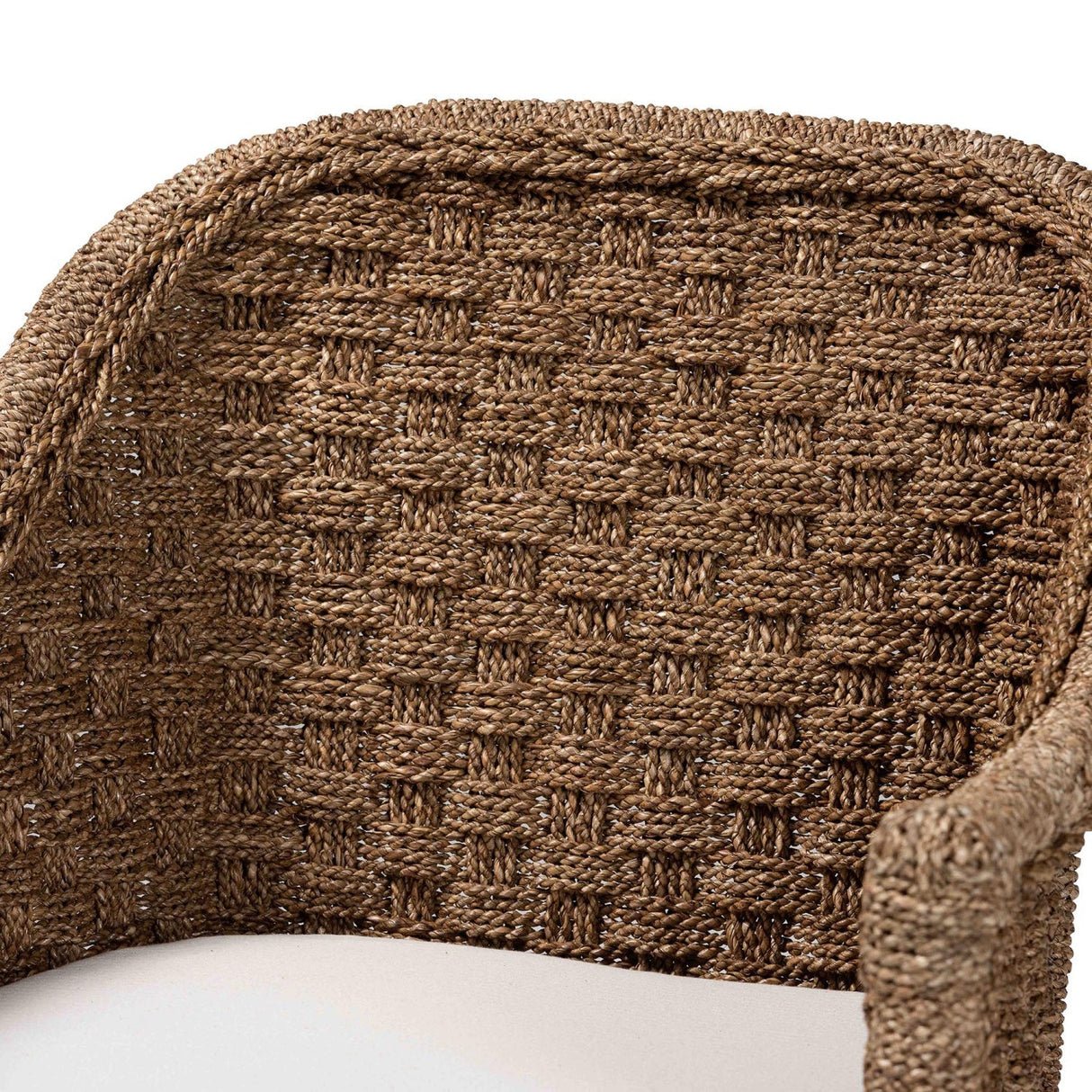 Modern European furniture - Woven Seagrass Bohemian Accent Chair - www.oroa.com