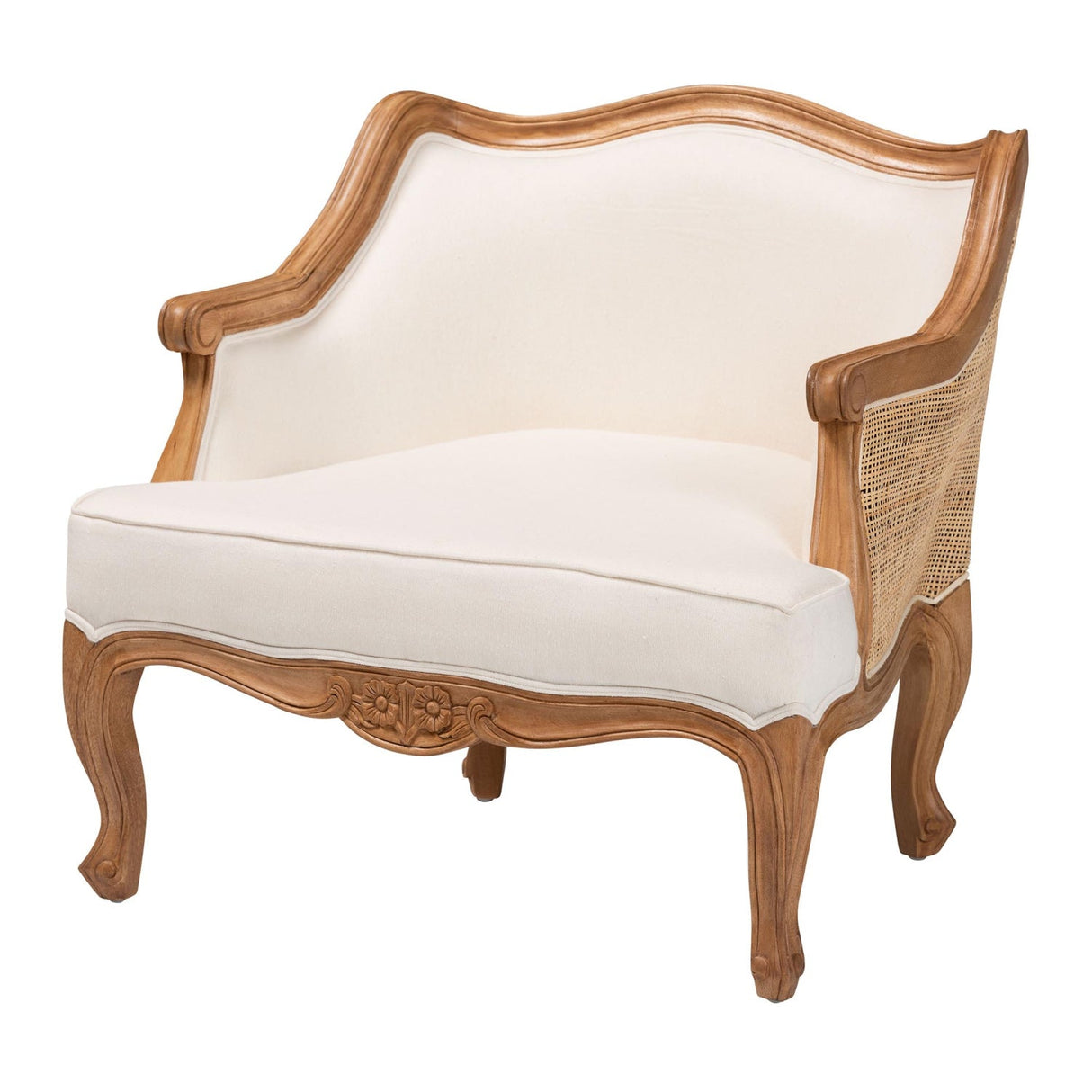 Modern European furniture - Beige French Style Accent Chair - www.oroa.com