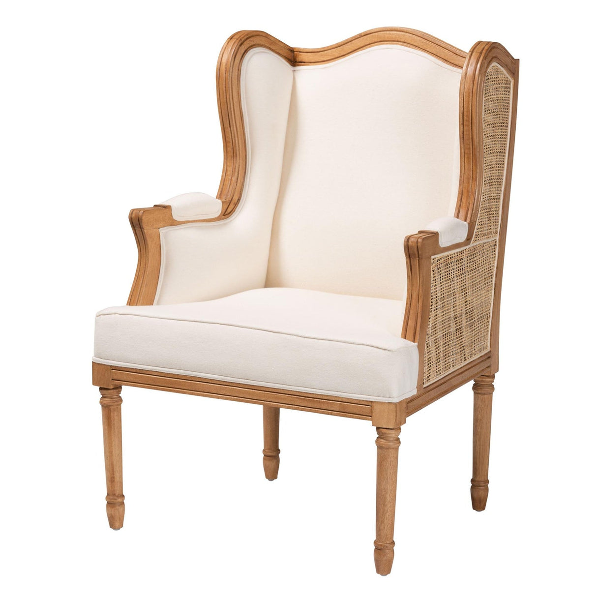 Modern European furniture - Beige French Style Accent Chair - www.oroa.com