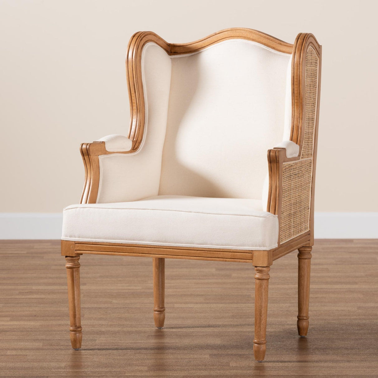 Modern European furniture - Beige French Style Accent Chair - www.oroa.com