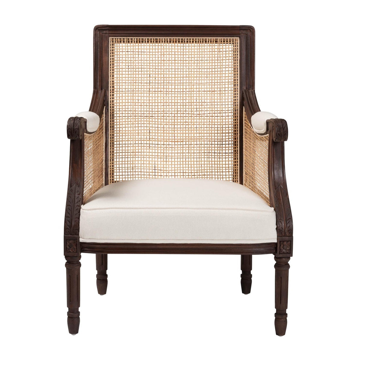 Modern European furniture - Wooden Padded Accent Chair - www.oroa.com