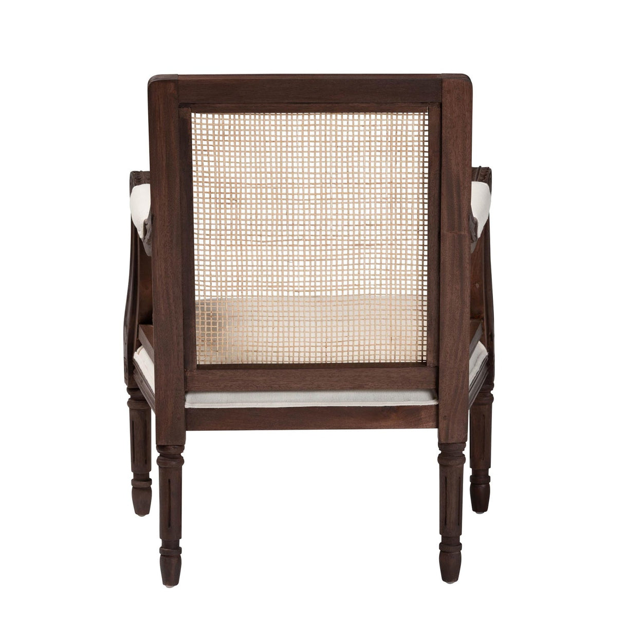 Wooden Padded Accent Chair | Bali Loom Desmond | Oroa.com