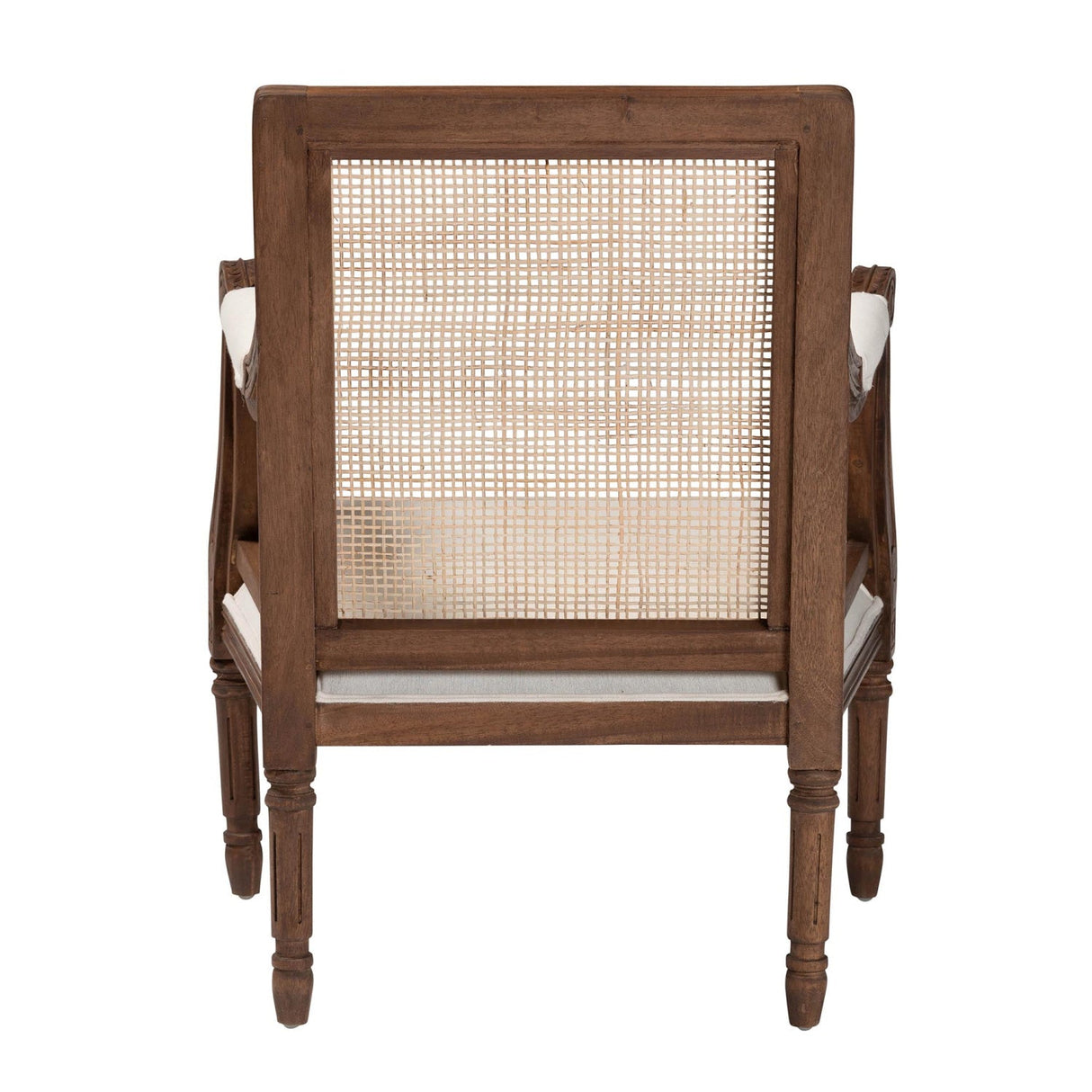 Wooden Padded Accent Chair | Bali Loom Desmond | Oroa.com