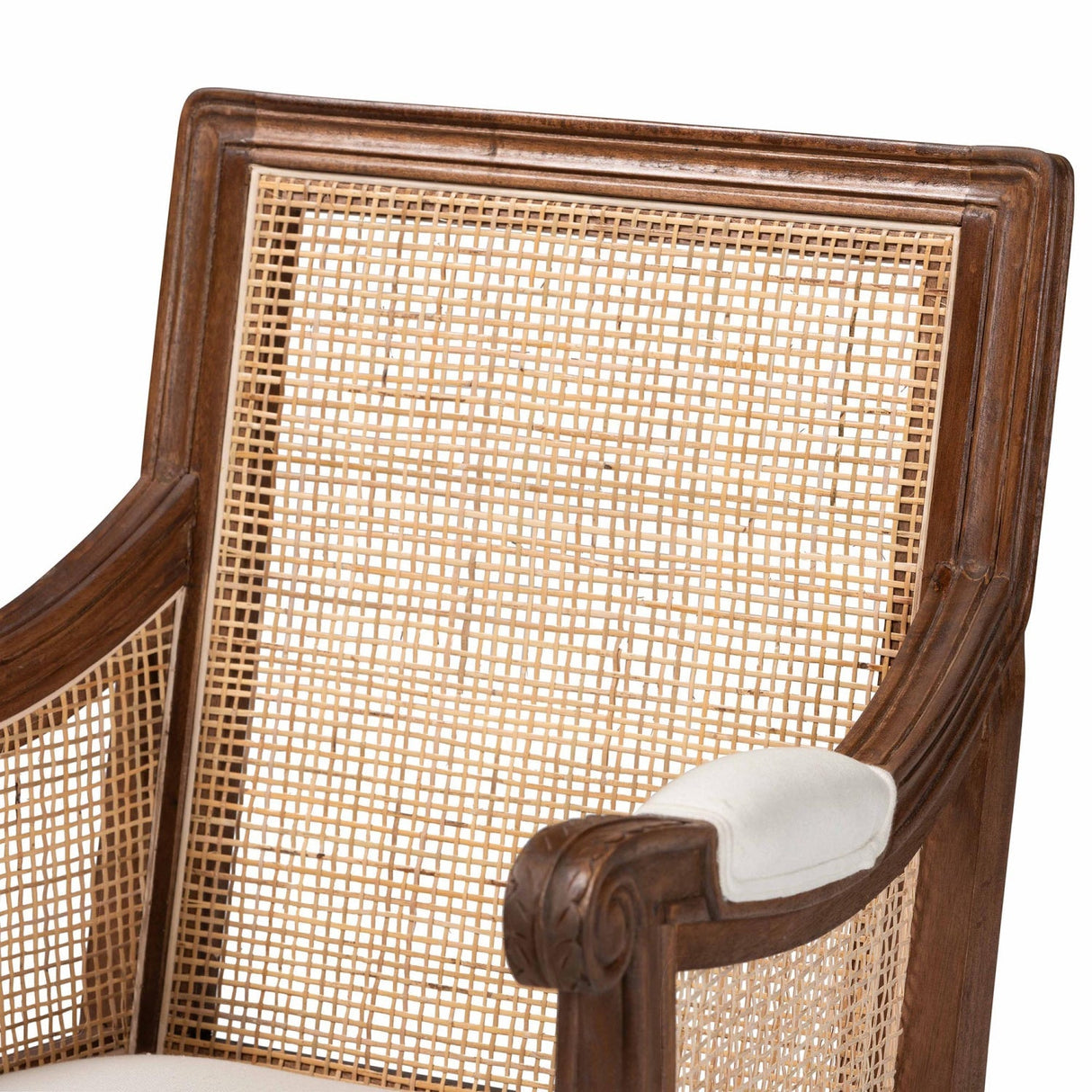Modern European furniture - Wooden Padded Accent Chair - www.oroa.com