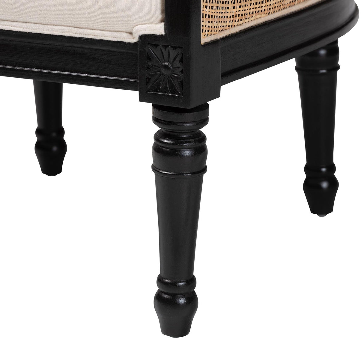 Modern European furniture - Woven Rattan French Accent Chair - www.oroa.com