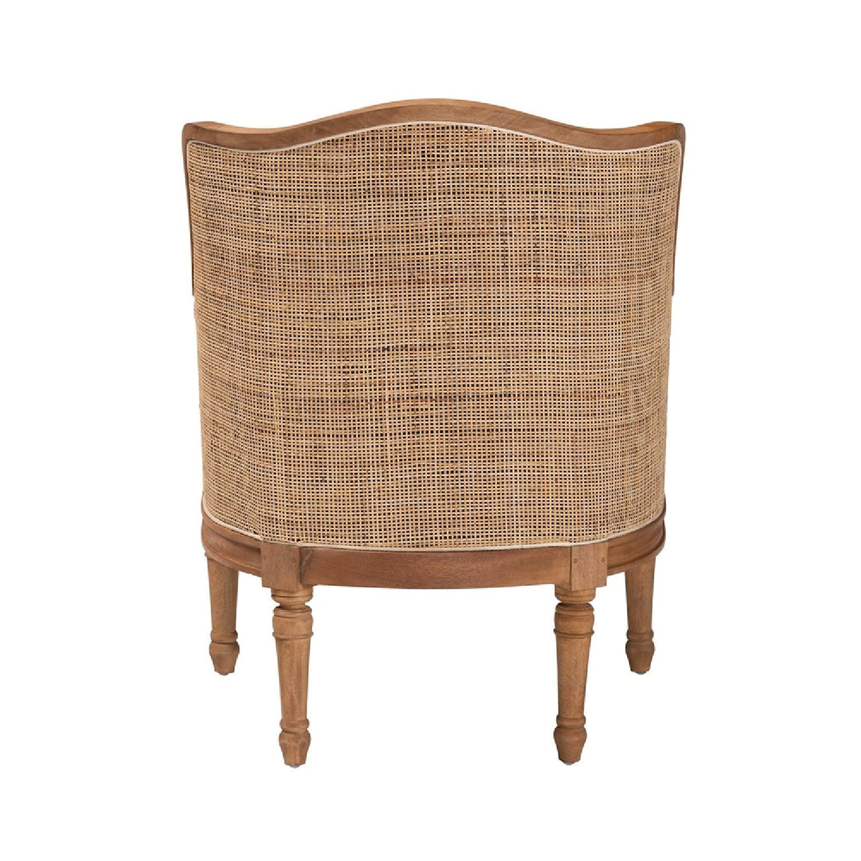 Modern European furniture - Woven Rattan French Accent Chair - www.oroa.com