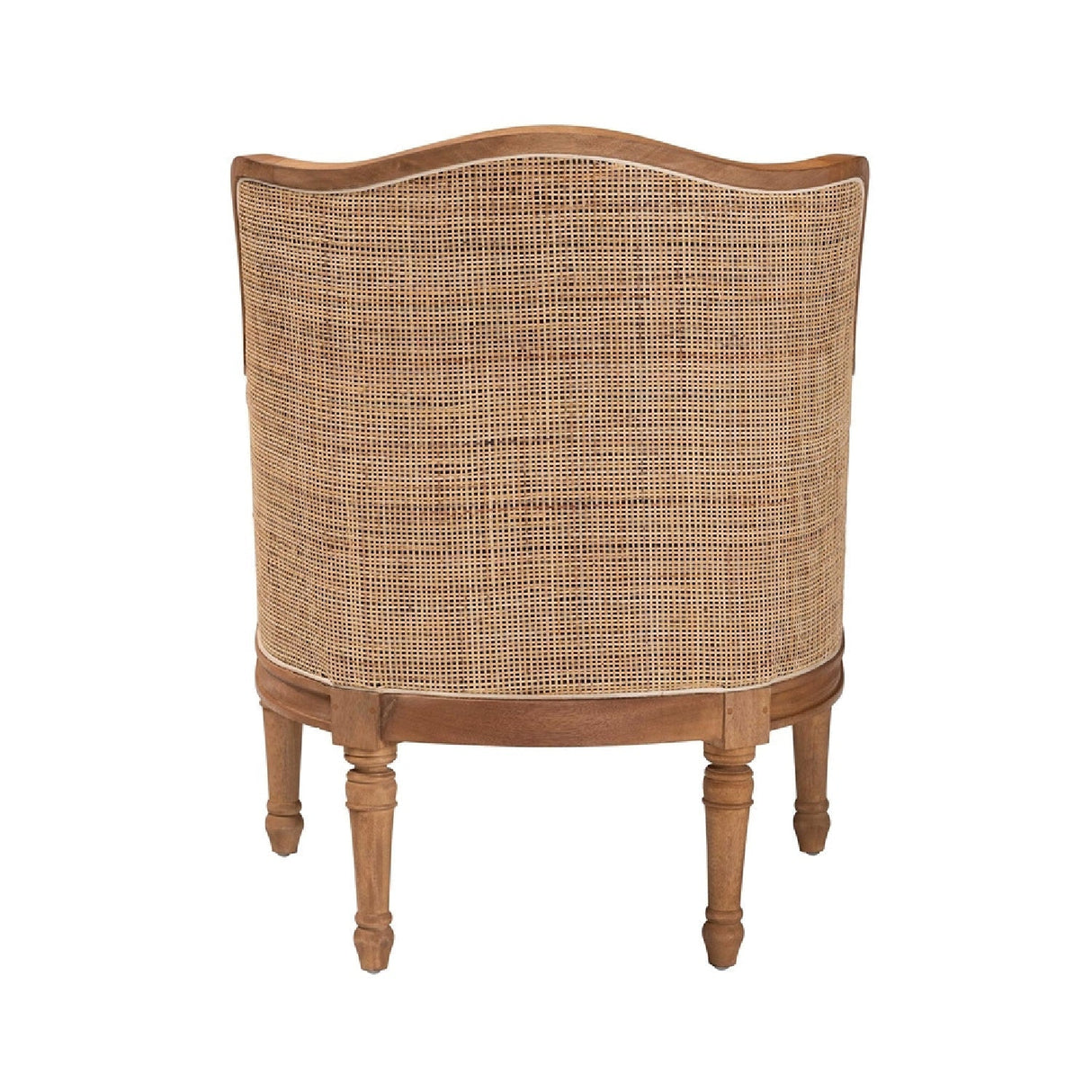 Modern European furniture - Woven Rattan French Accent Chair - www.oroa.com