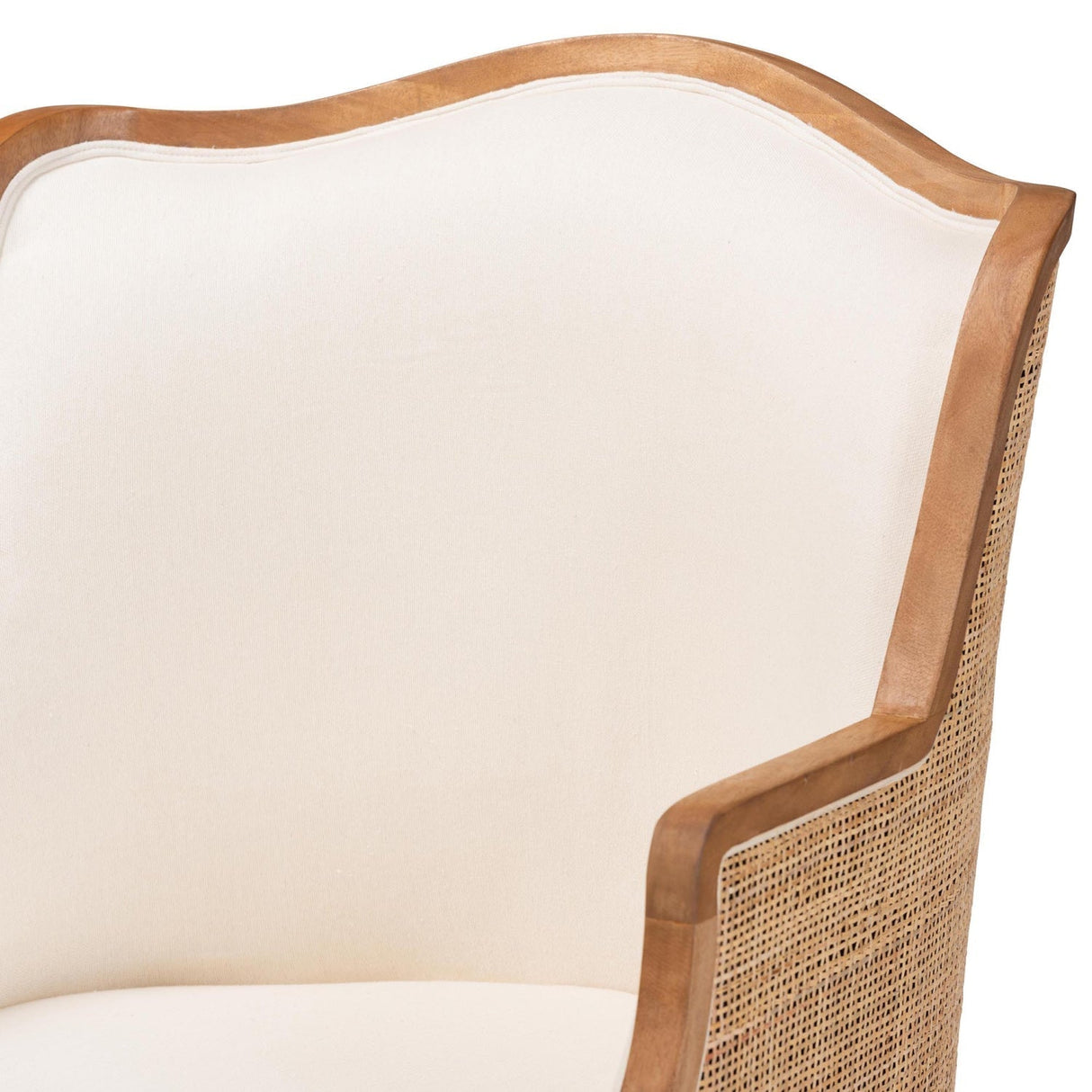 Modern European furniture - Woven Rattan French Accent Chair - www.oroa.com