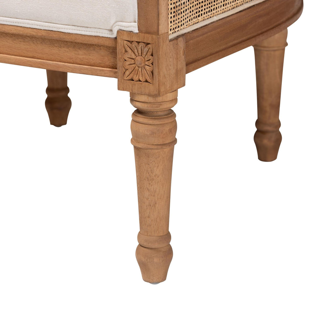 Modern European furniture - Woven Rattan French Accent Chair - www.oroa.com