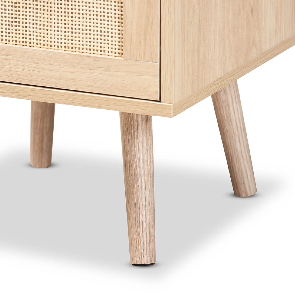 Modern European furniture - Oak 2 Drawer End Table - www.oroa.com