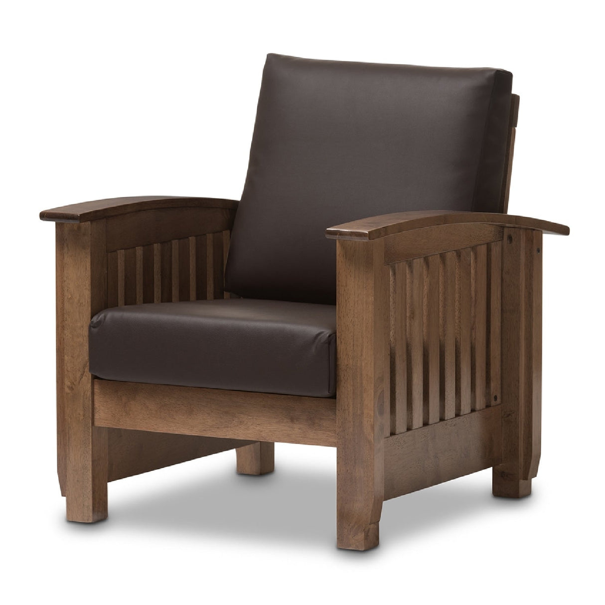 Modern European furniture - Wooden Mission Style Lounge Chair - www.oroa.com