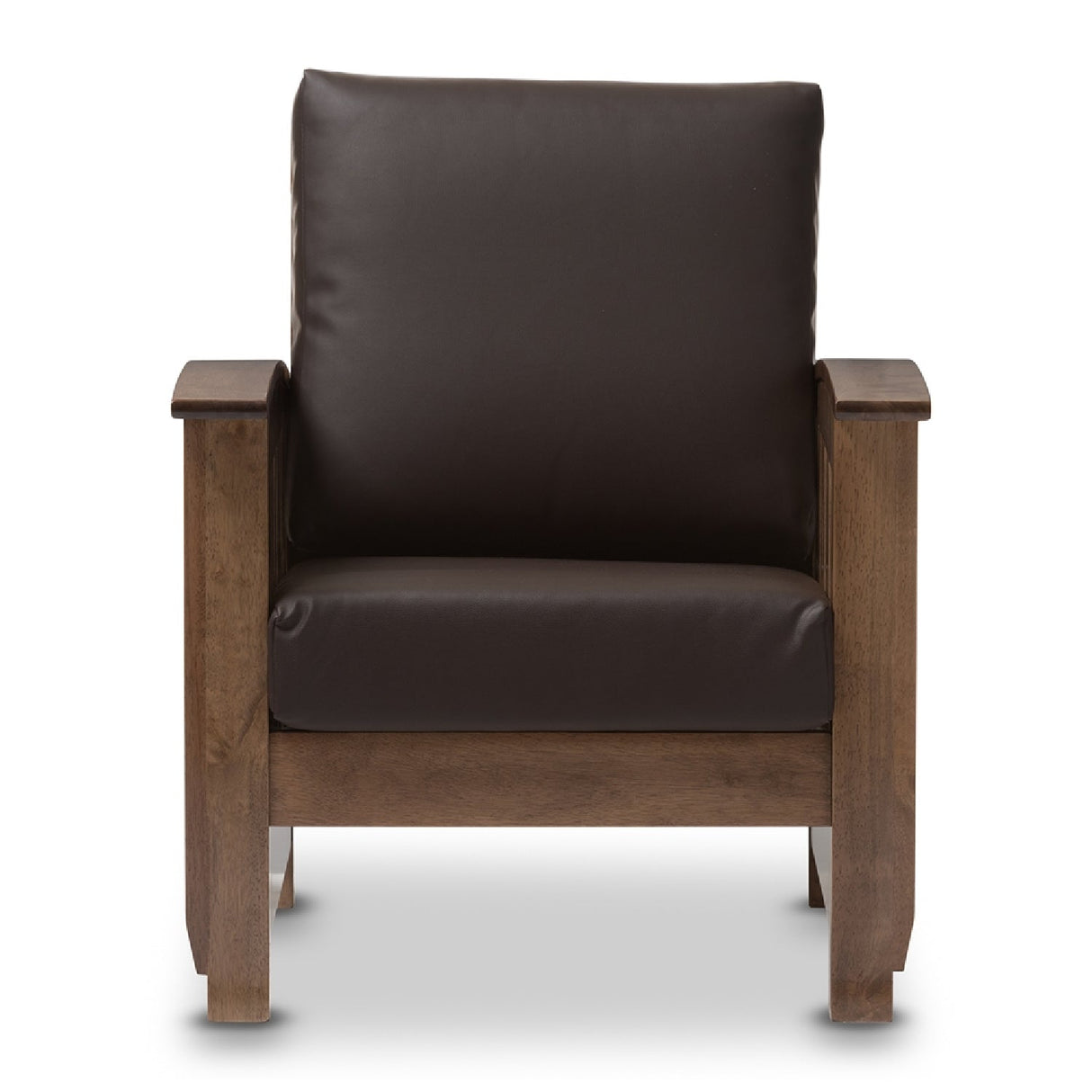 Modern European furniture - Wooden Mission Style Lounge Chair - www.oroa.com
