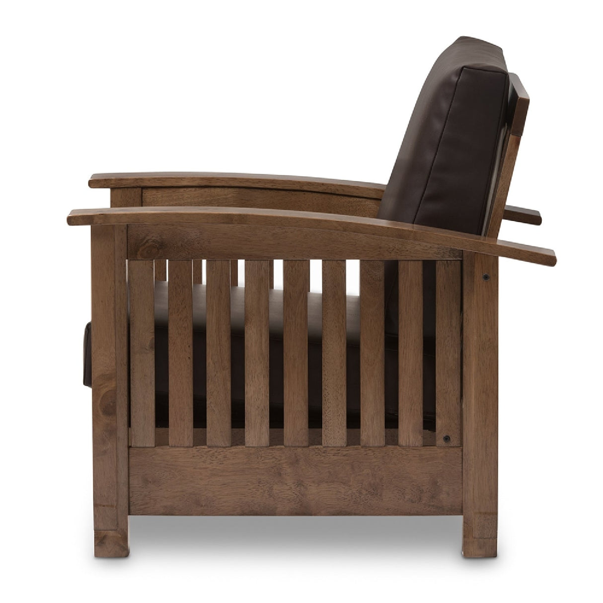 Modern European furniture - Wooden Mission Style Lounge Chair - www.oroa.com