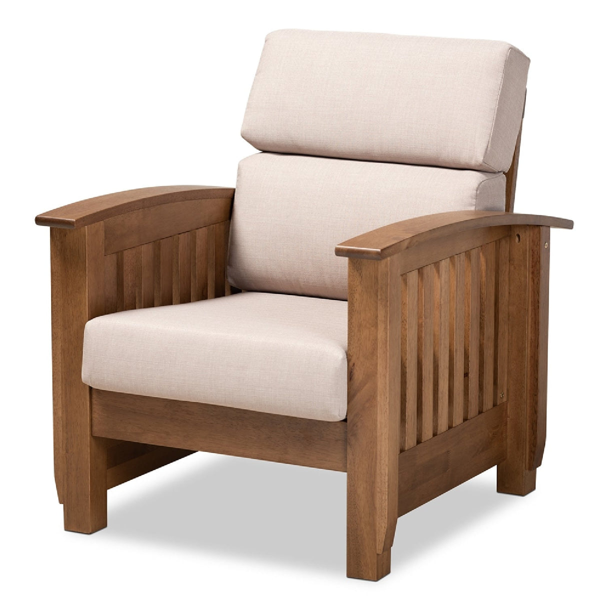 Modern European furniture - Wooden Mission Style Lounge Chair - www.oroa.com