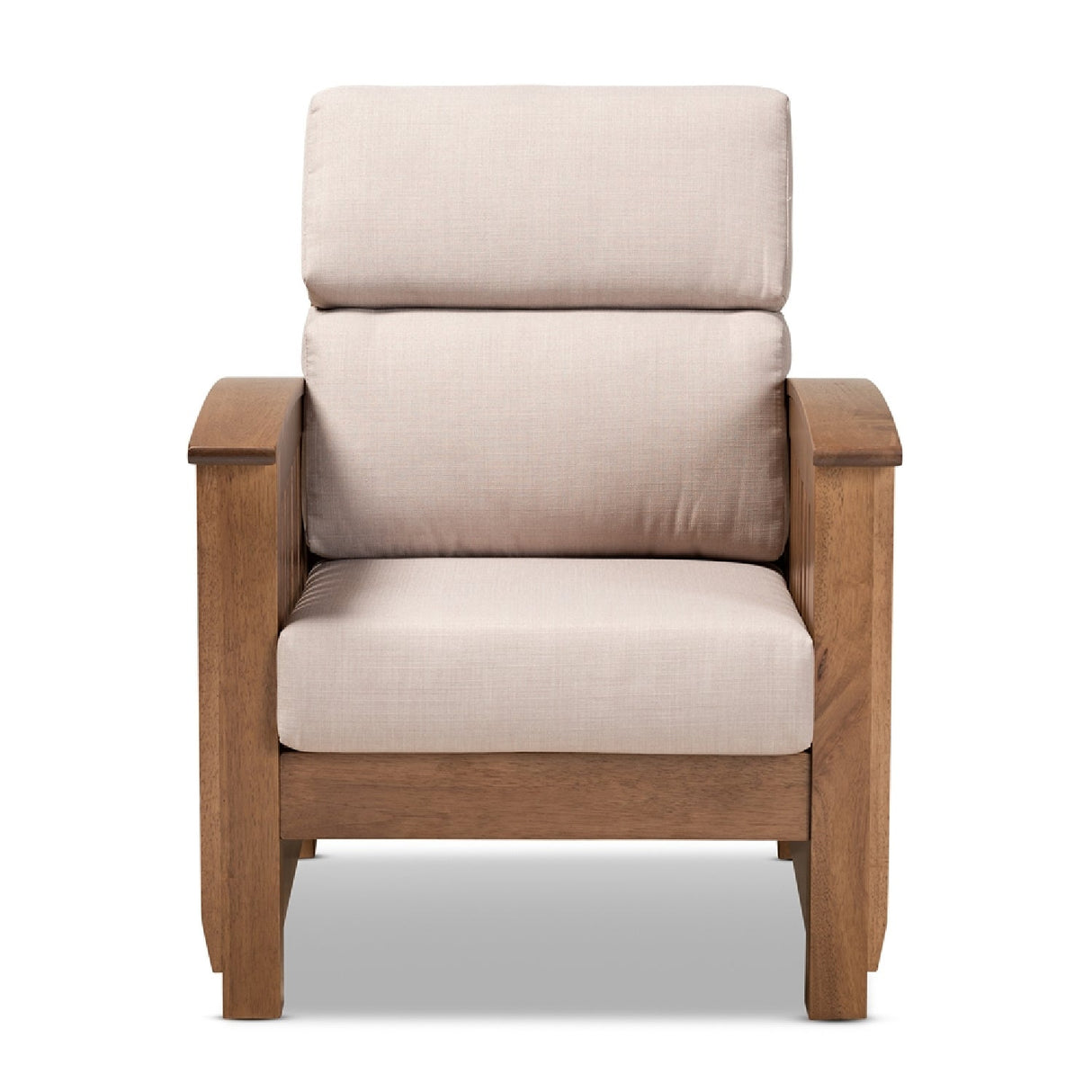 Modern European furniture - Wooden Mission Style Lounge Chair - www.oroa.com