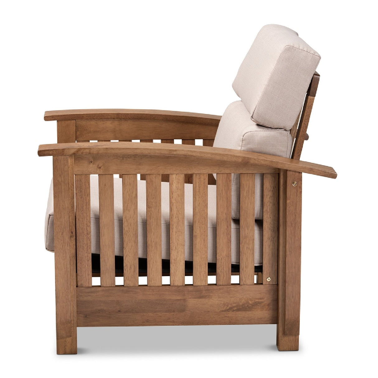 Modern European furniture - Wooden Mission Style Lounge Chair - www.oroa.com