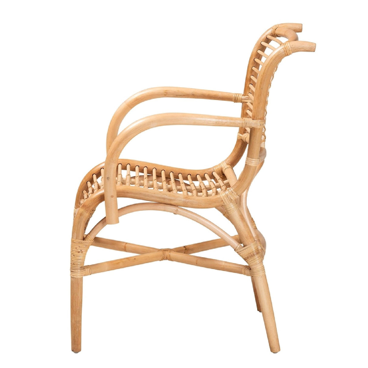 Modern European furniture - Rattan Rods Bohemian Lounge Chair - www.oroa.com