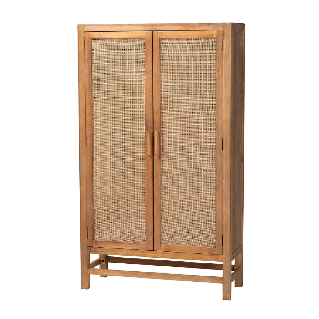 Modern European furniture - 2 Door Rattan Accent Cabinet - www.oroa.com