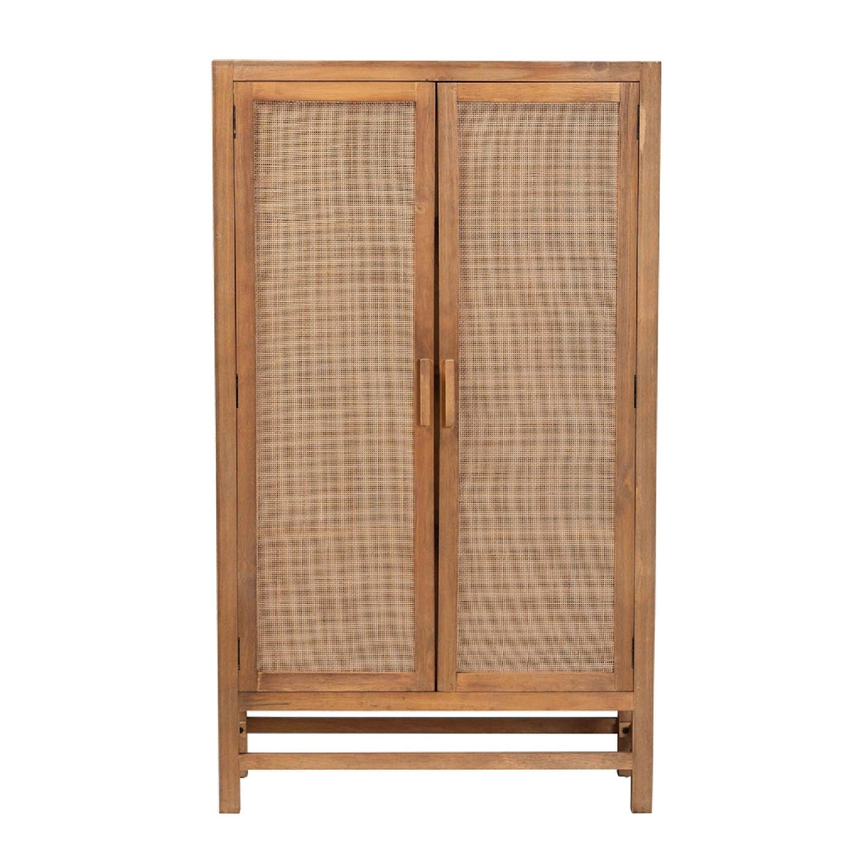 Modern European furniture - 2 Door Rattan Accent Cabinet - www.oroa.com