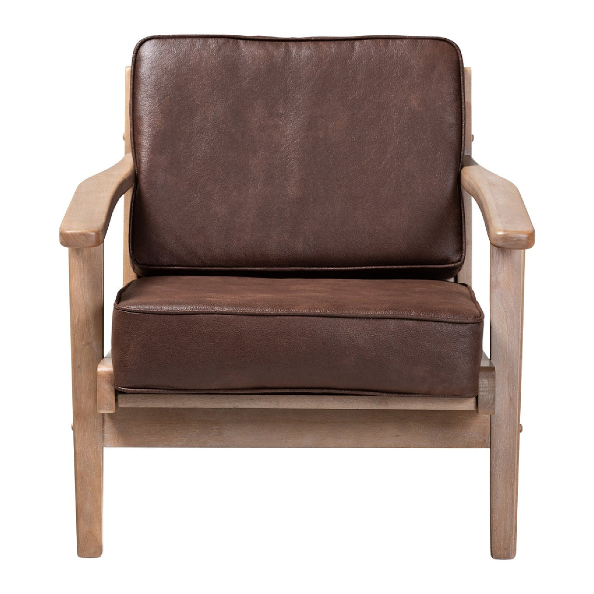 Modern European furniture - Oak Framed Lounge Chair - www.oroa.com
