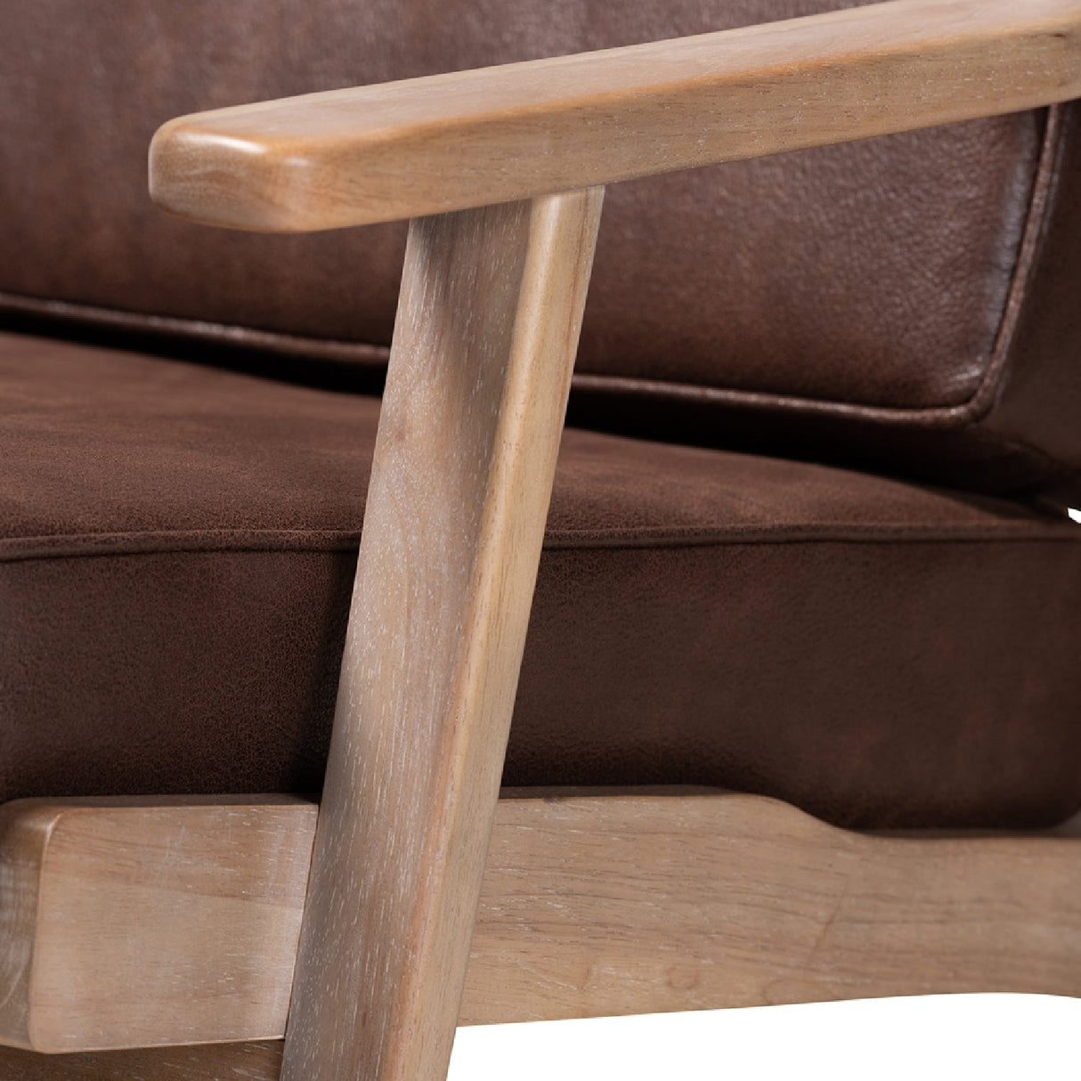 Modern European furniture - Oak Framed Lounge Chair - www.oroa.com