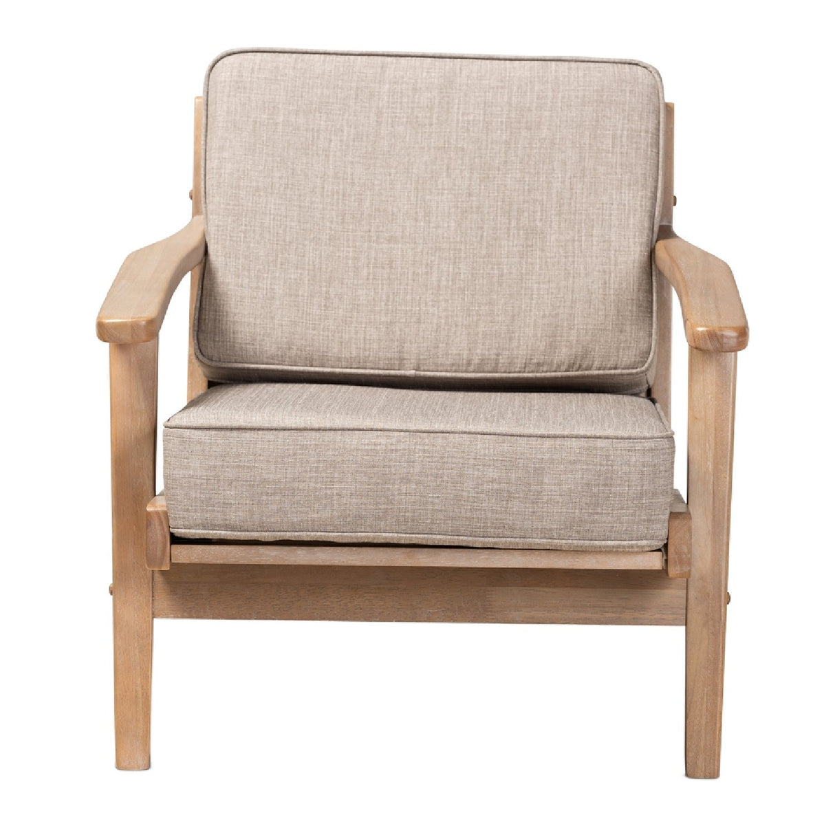 Modern European furniture - Oak Framed Lounge Chair - www.oroa.com