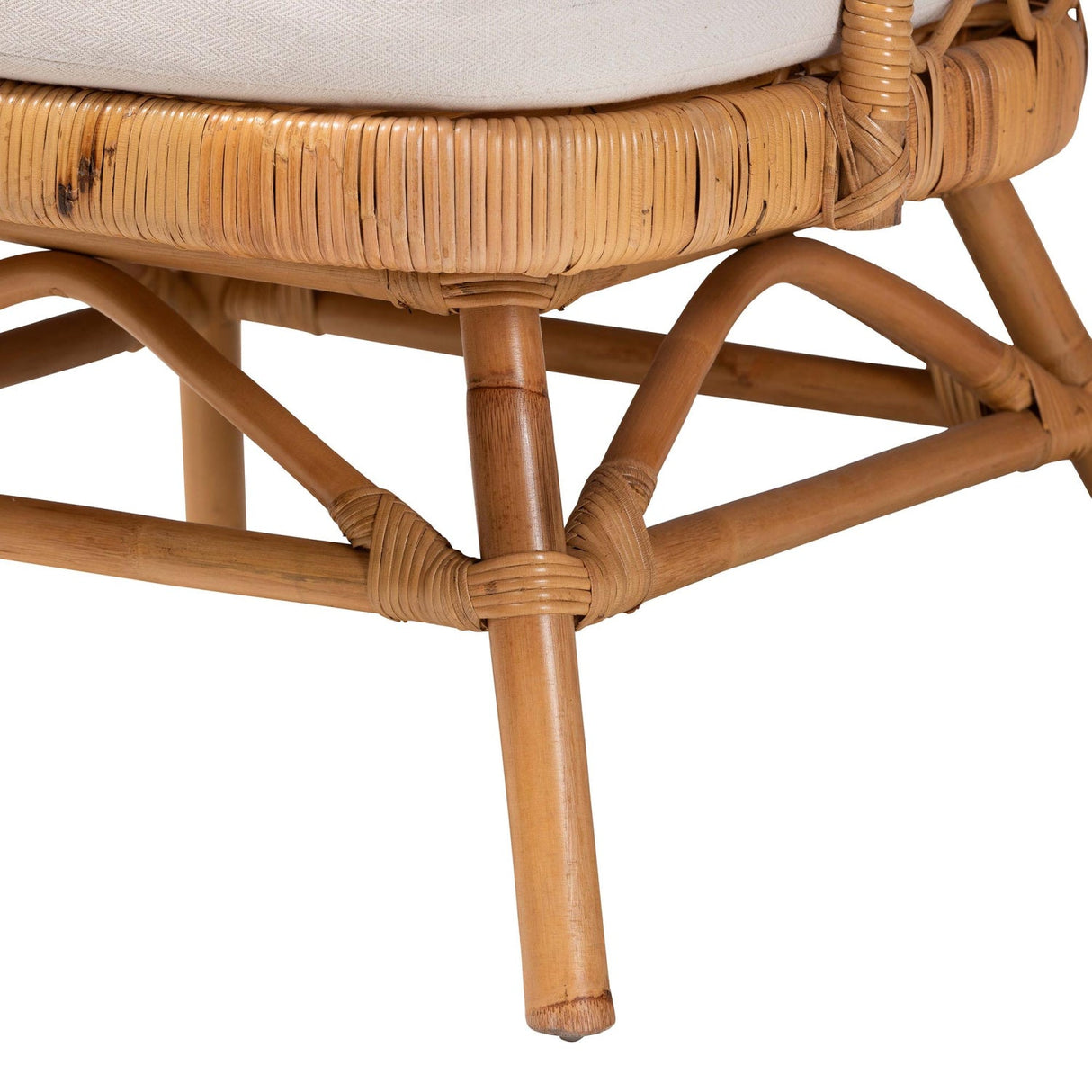 Modern European furniture - Rattan Openwork Tall Accent Chair - www.oroa.com