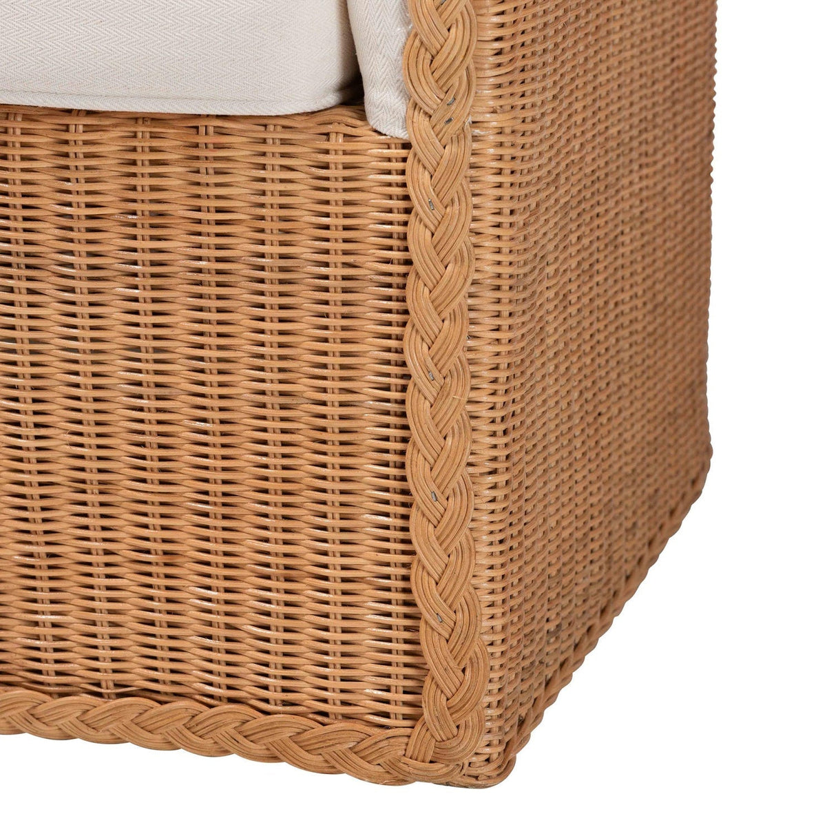 Modern European furniture - Padded Rattan Bohemian Lounge Chair - www.oroa.com