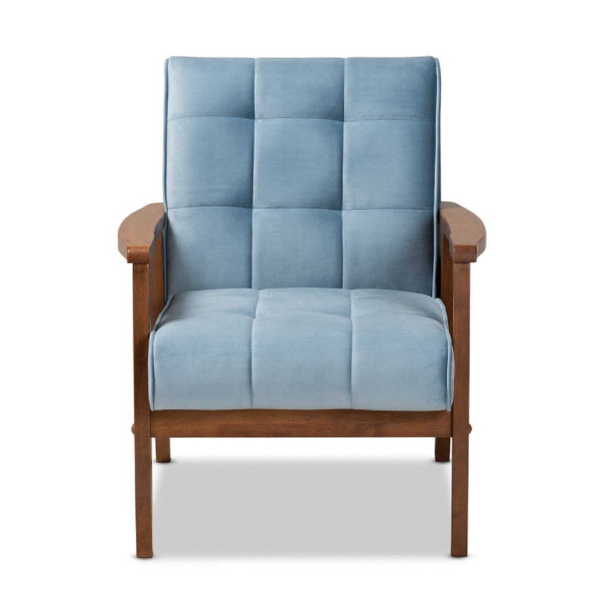 Modern European furniture - Tufted Velvet Accent Chair - www.oroa.com