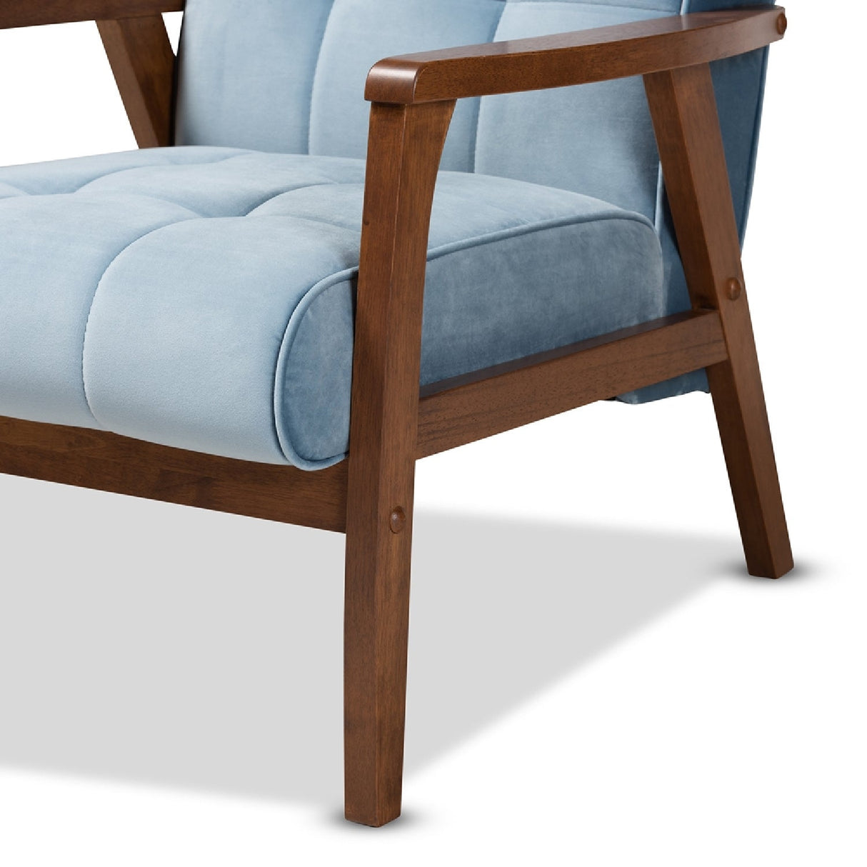 Modern European furniture - Tufted Velvet Accent Chair - www.oroa.com