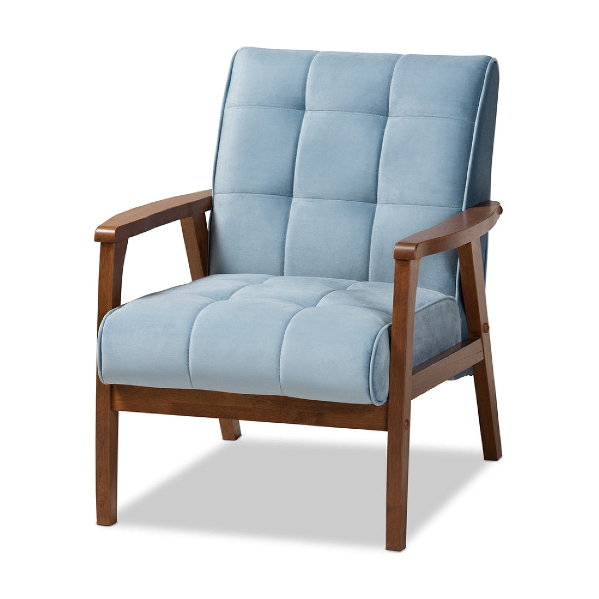 Modern European furniture - Tufted Velvet Accent Chair - www.oroa.com