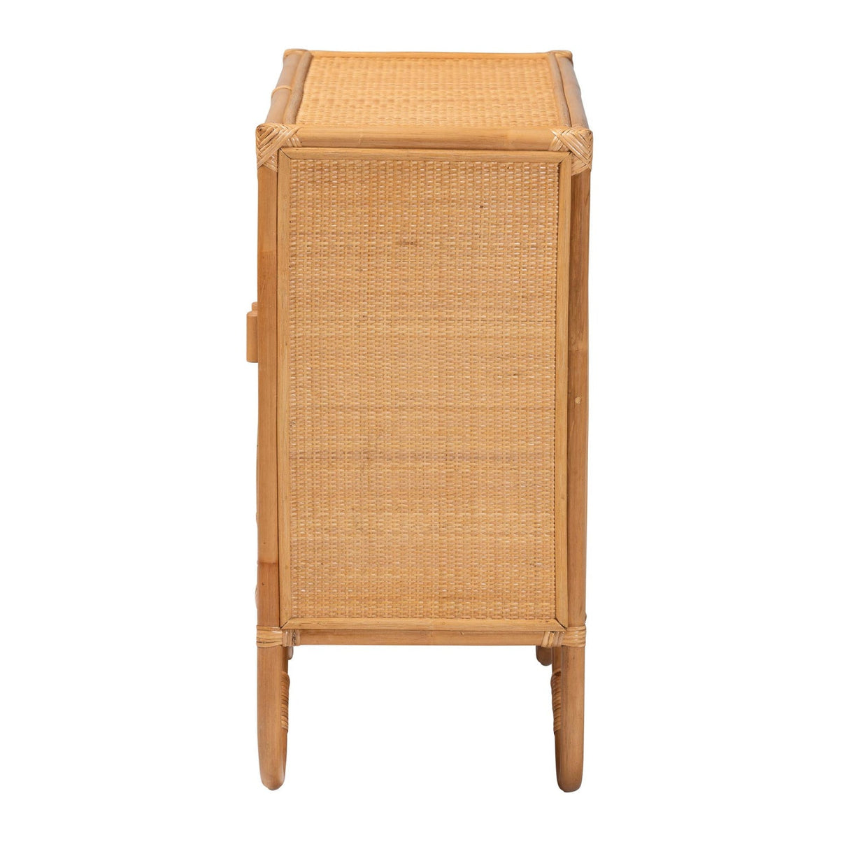 Modern European furniture - Geometrical Rattan 2 Door Cabinet - www.oroa.com