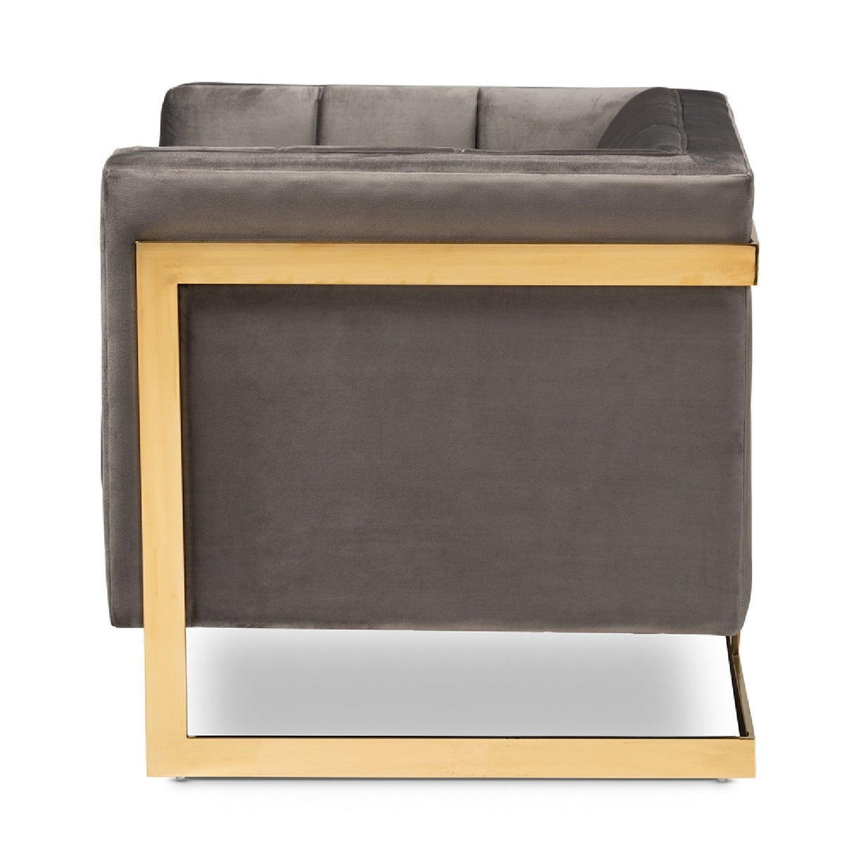 Modern European furniture - Button Tufted Velvet Accent Chair - www.oroa.com