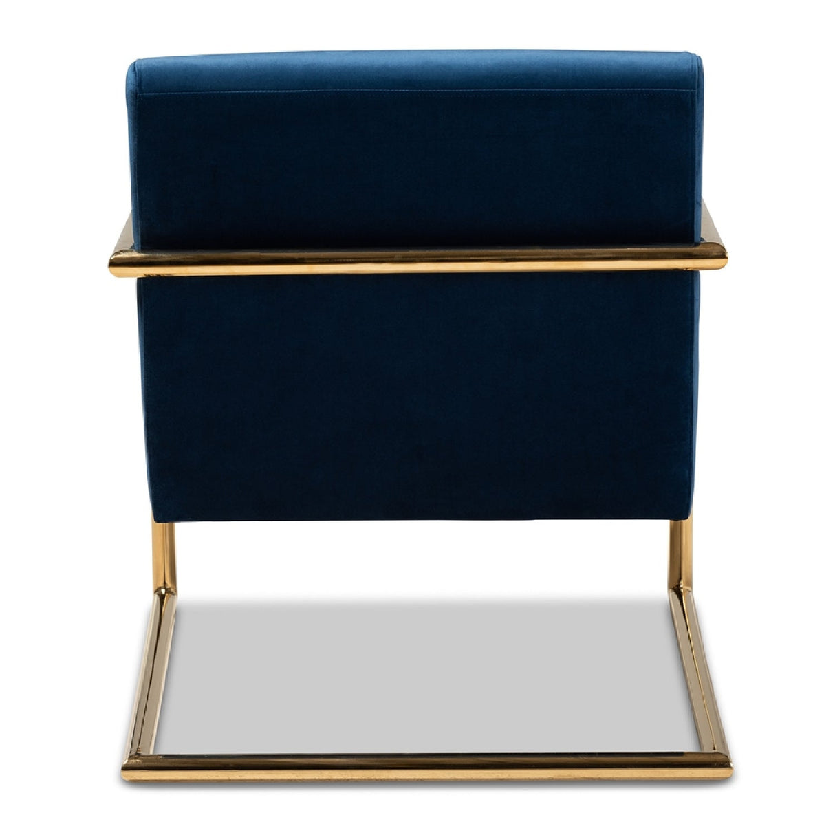 Modern European furniture - Velvet Cantilevered Lounge Chair - www.oroa.com