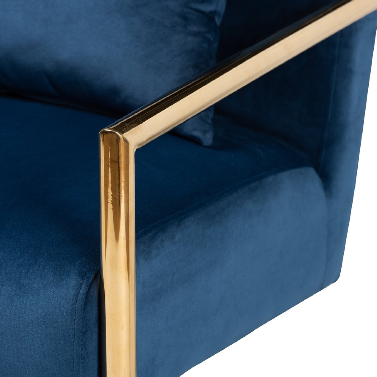 Modern European furniture - Velvet Cantilevered Lounge Chair - www.oroa.com