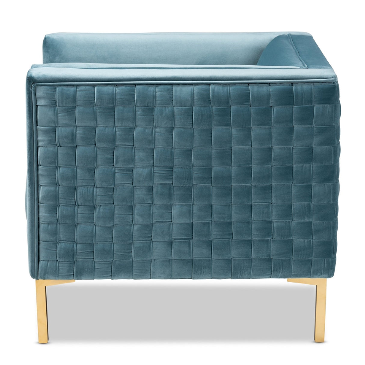 Modern European furniture - Woven Velvet Accent Chair - www.oroa.com
