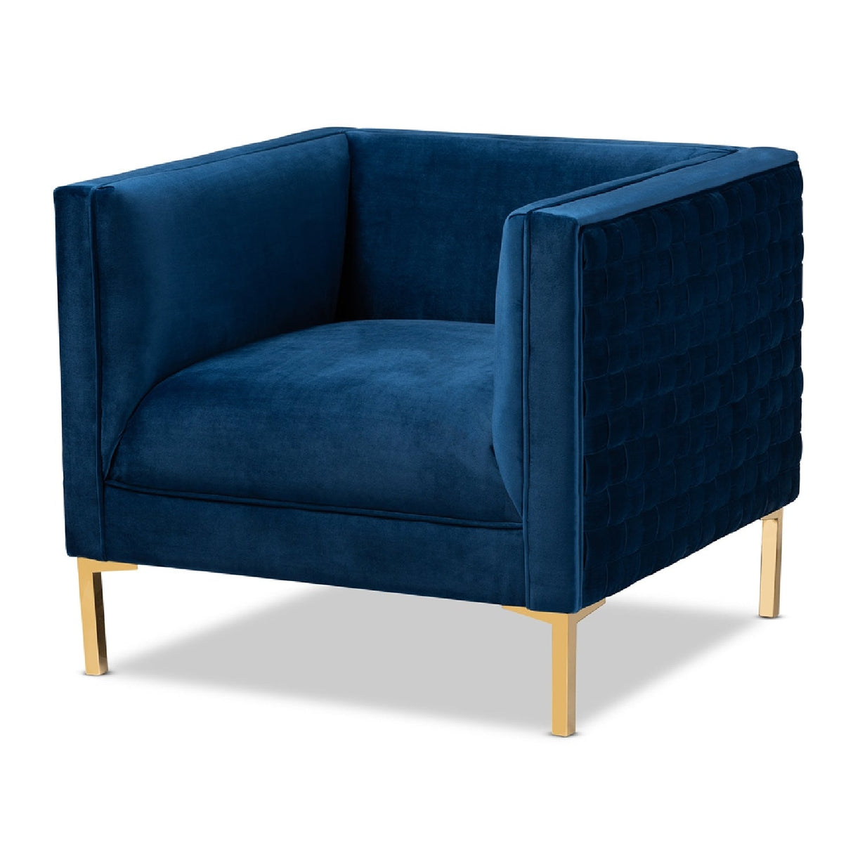 Modern European furniture - Woven Velvet Accent Chair - www.oroa.com