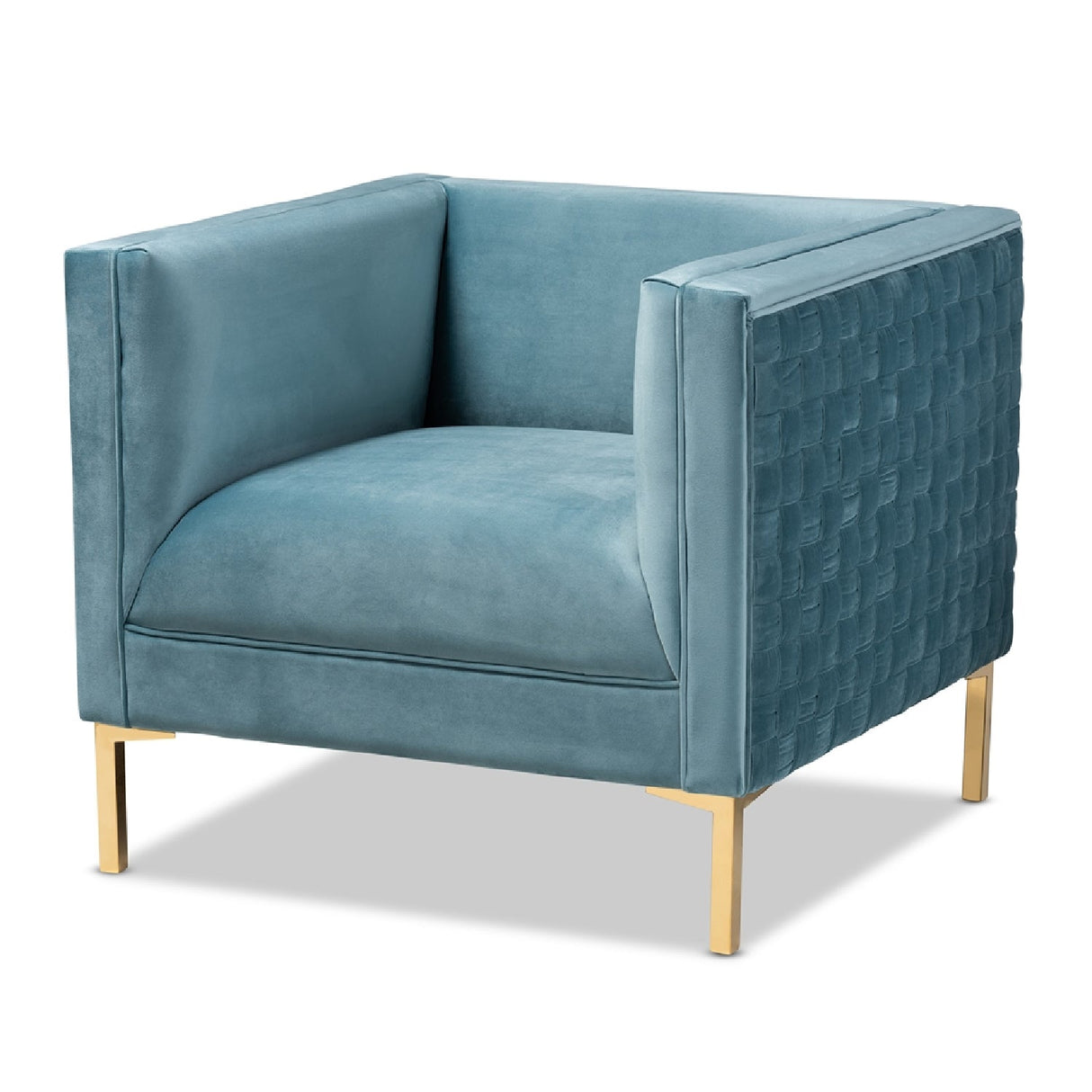 Modern European furniture - Woven Velvet Accent Chair - www.oroa.com