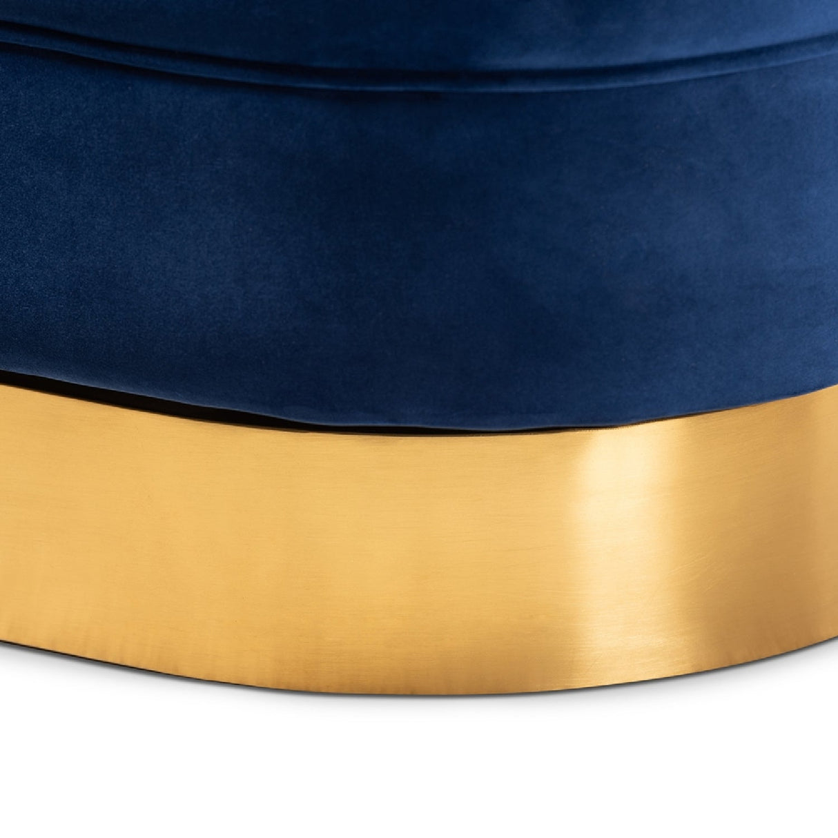 Modern European furniture - Blue Vevet Swivel Accent Chair - www.oroa.com