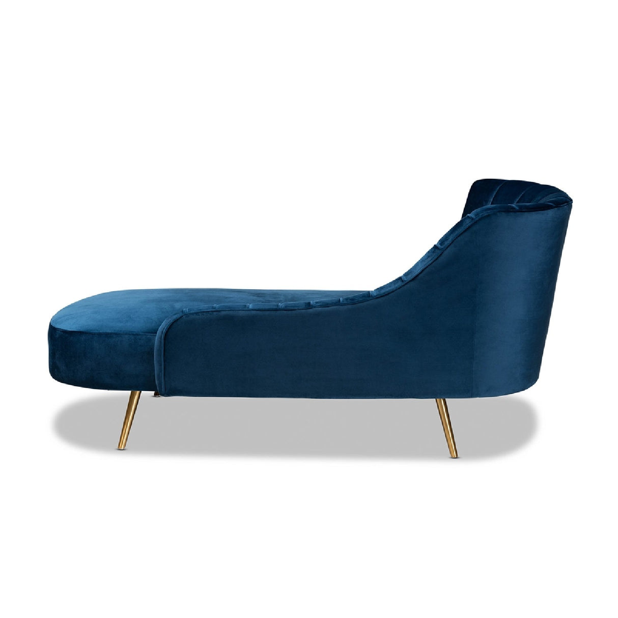 Modern European furniture - Blue Velvet Chaise - www.oroa.com