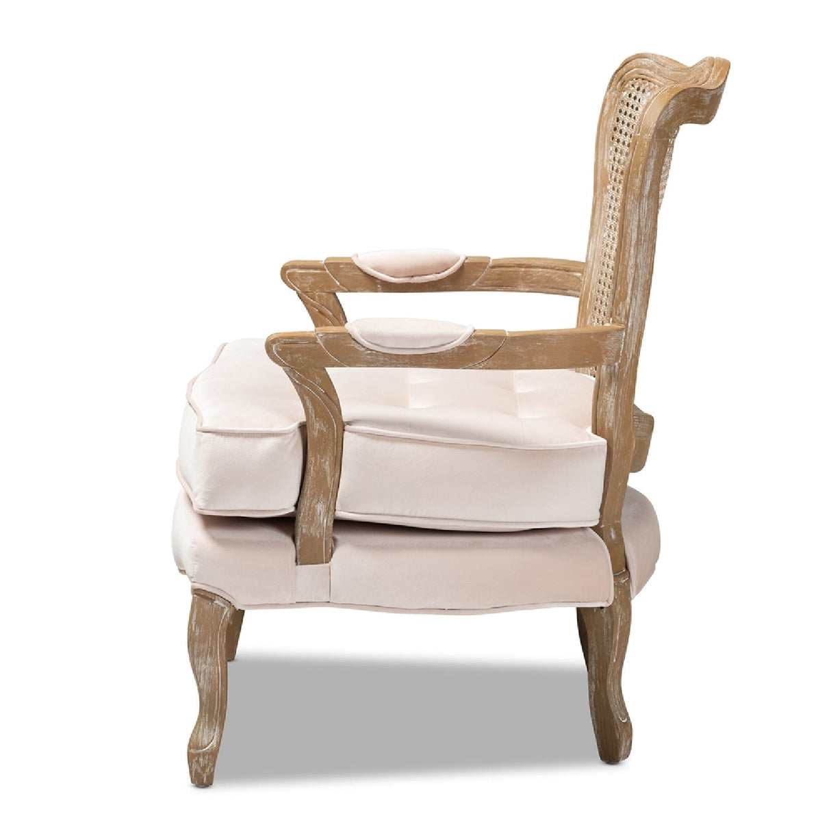 Modern European furniture - Velvet Seat Accent Chair - www.oroa.com