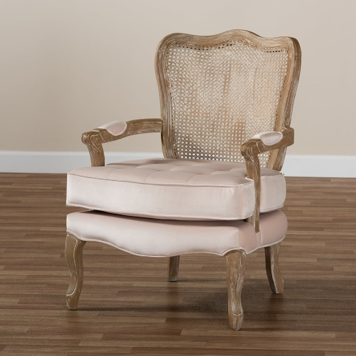 Modern European furniture - Velvet Seat Accent Chair - www.oroa.com
