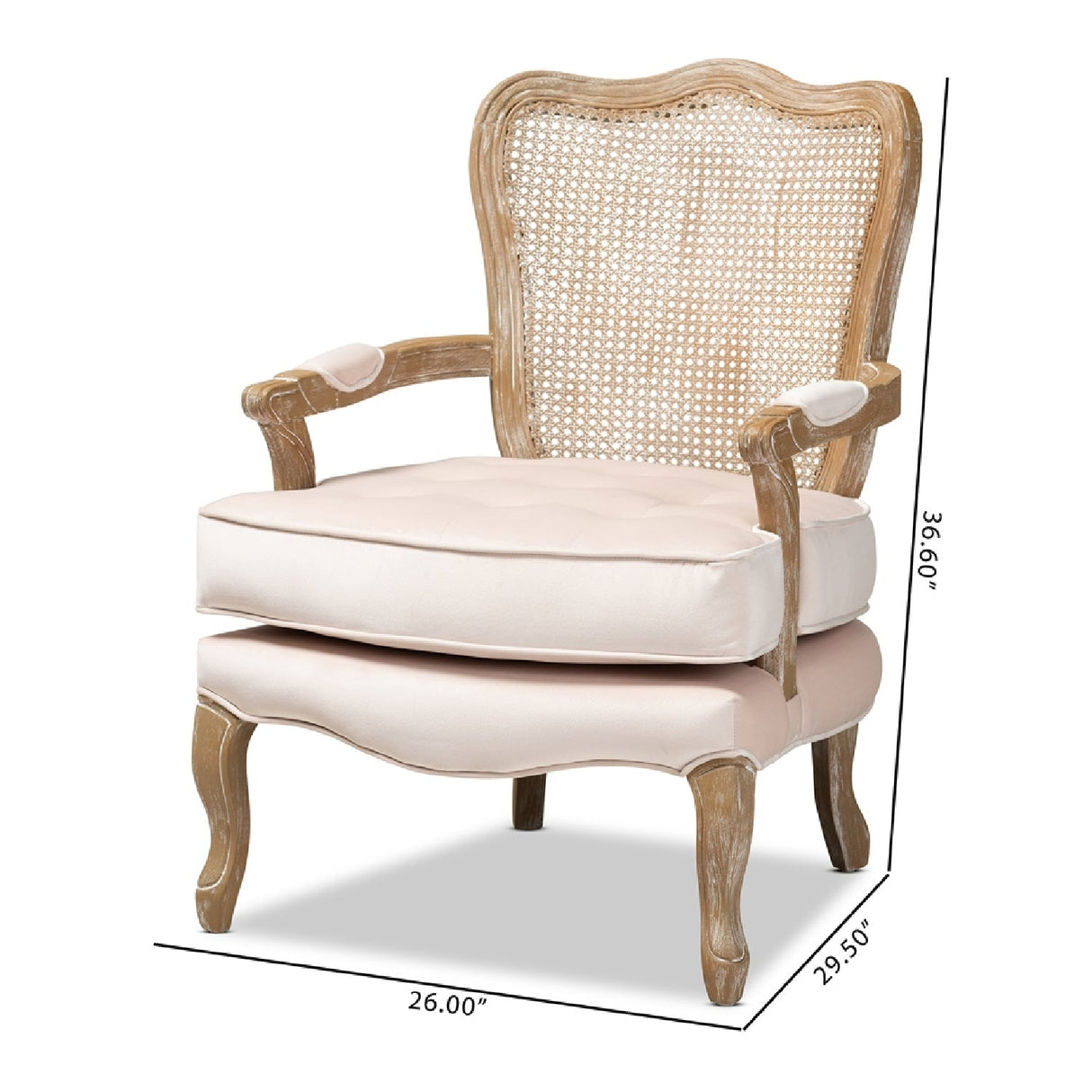 Velvet Seat Accent Chair | Bali Loom Vallea | Oroa.com